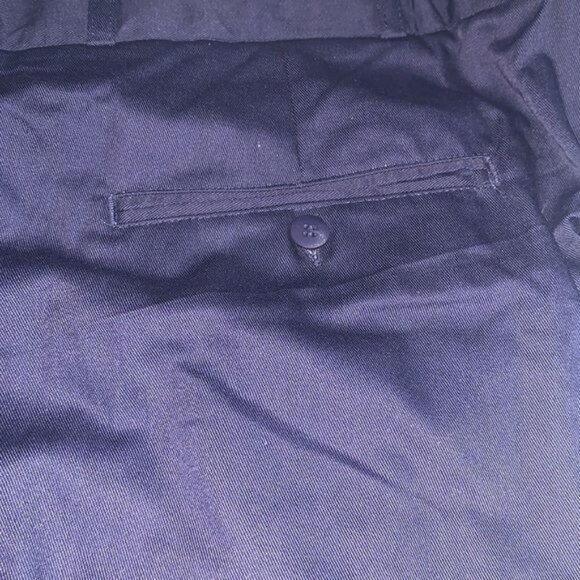 WearGuard Mens Work Pants Navy Size 50x34 65% Polyester 35% Cotton Durable & Com - Picture 7 of 10